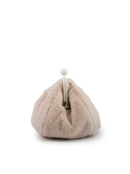 Borsa Pasticcino Gianna in tessuto extra soft furry Avorio WEEKEND MAX MARA | 2425516075600001